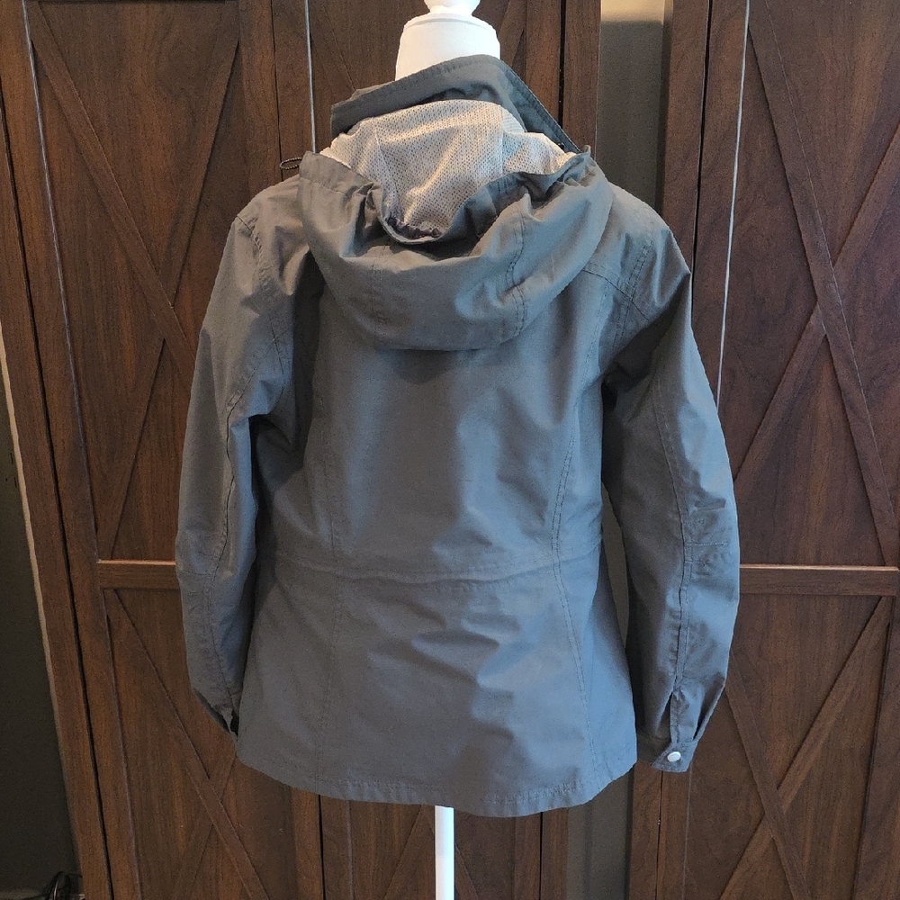 Eddie Bauer Gray Women's Raincoat - Picture 8 of 9